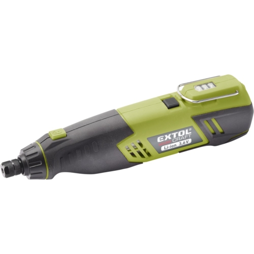 Extol akkus mini köszörű és fúrógép, Li-ion; 3,6V, 1300 mAh, ford.:18000 1/min, befogás 3,2mm