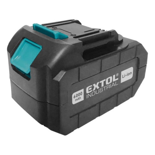 Extol tartalék akku Li-ion, 18V, 6,0 Ah, a 8791115 és 8791255 géphez