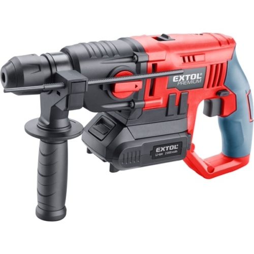 Extol akkus ütvefúró SDS Plus, Share20V, 20V, Li-ion, 1db akku, 1db töltő, 2000 mAh, 1,2J