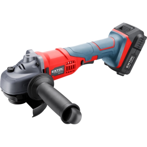 Extol akkus sarokcsiszológép, Share20V, 20V, Li-ion, 1db akku, 1db töltő, 2000 mAh, 115mm