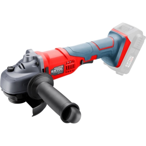 Extol akkus sarokcsiszológép, Share20V, 20V, Li-ion, 115mm, AKKU és TÖLTŐ NÉLKÜL!, akku és töltő külön rendelhető