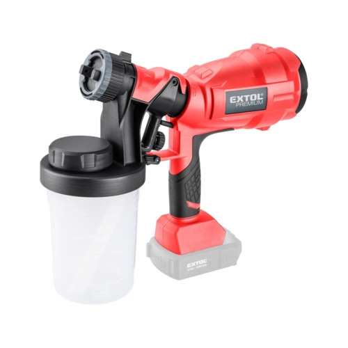 Extol akkus festékszóró gép, Share20V, 20V, Li-ion, AKKU és TÖLTŐ NÉLKÜL 700 ml/perc