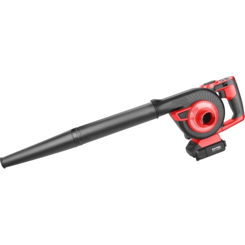 Extol akkus légseprű, Share20V, 20V, Li-ion, teljes/fúvóka hossz: 44/24cm, 1db akku, 1db töltő, 2000 mAh