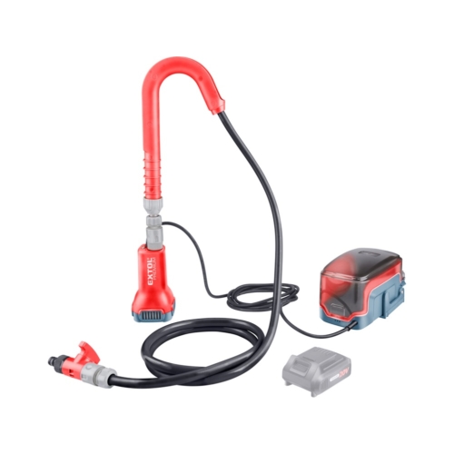 Extol akkus esővíz (hordóürítő) szivattyú, Share20V, 80W, szállító telj: 1,9 m3/h, Li-ion, AKKU és TÖLTŐ NÉLKÜL!