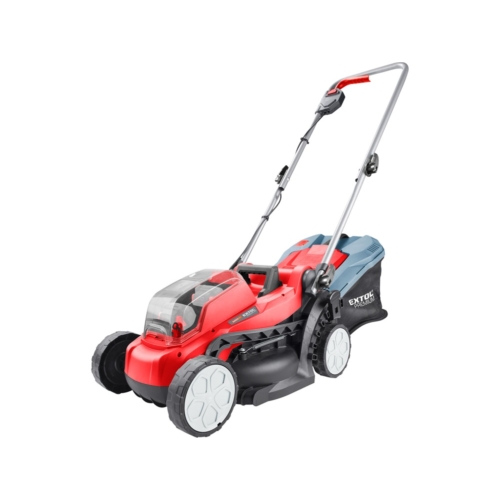 Extol akkus fűnyíró gép, Garden20V, 20V, AKKU és TÖLTŐ NÉLKÜL! vágási kapacítás 33cm, állítható magasság, szénkefe mentes