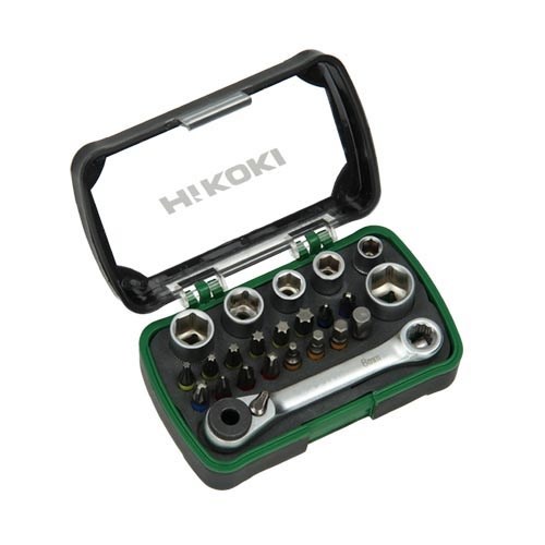 HIKOKI bitkészlet 24db 1/4 dugókulcsos