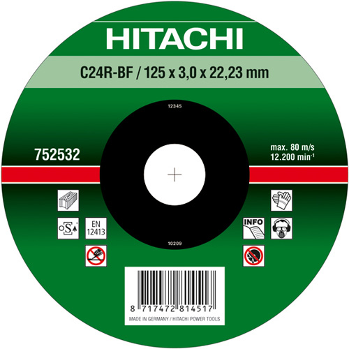 HIKOKI vágótárcsa kő 125x3 DPC MOQ:25db