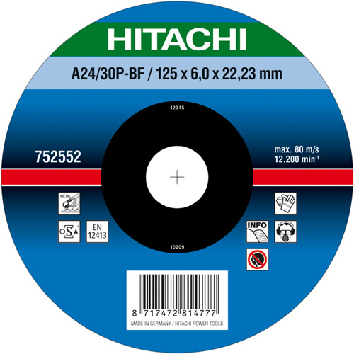 HIKOKI csiszolót. fém 180x6 DPC MOQ:10db