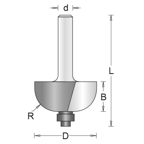 HIKOKI marófej 8*25,4X14,3 profil