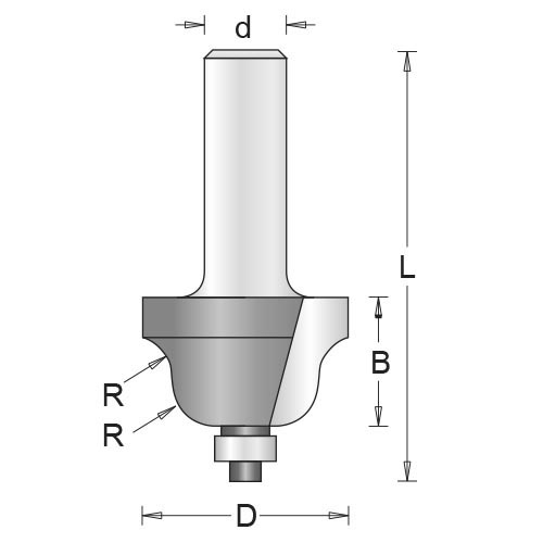 HIKOKI marófej 8*34,9X22,2 profil