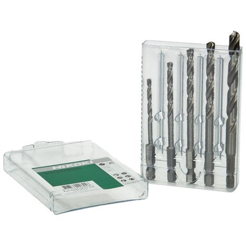 HIKOKI fúrószár szett 5db HSS-G 1/4
