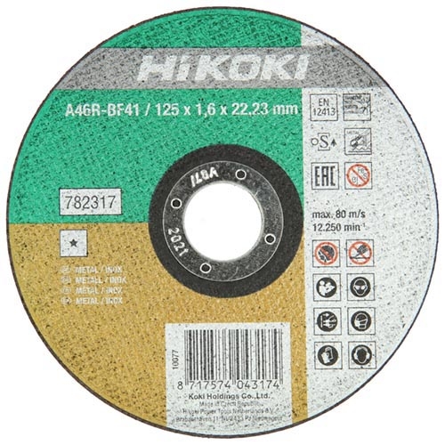 HIKOKI vágótárcsa inox 115x1,6 /MOQ:25db