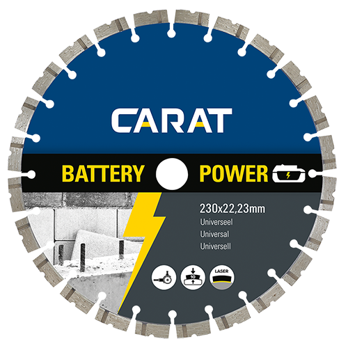 Carat gyémánt akkus gépekhez 125mm