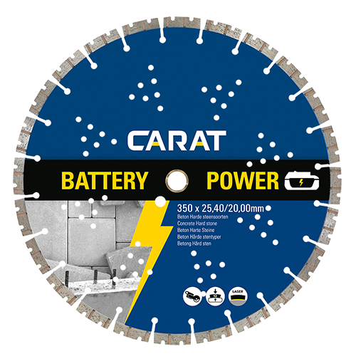 Carat gyémánt akkus géphez 350mm