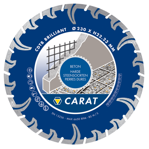 Carat gyémánt Turbo 125x22,2
