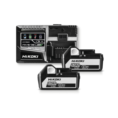 HIKOKI ¤Akkutöltő+2xBSL1850 /UC18YSL3-WKZ