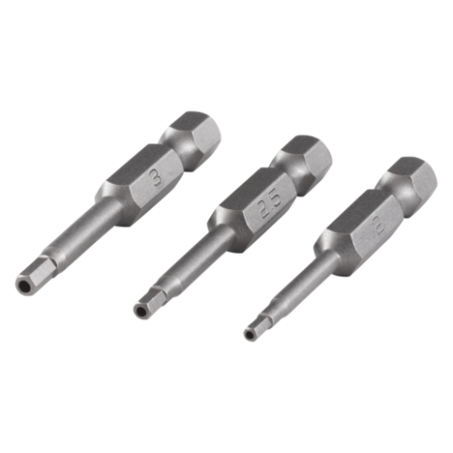 3db csavarozó bit Safety 50mm HexaTamper HO2.0,2.5,3.0