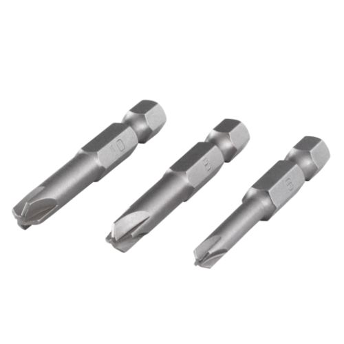 3db csavarozó bit Safety 50mm Torq-Set TS6,8,10