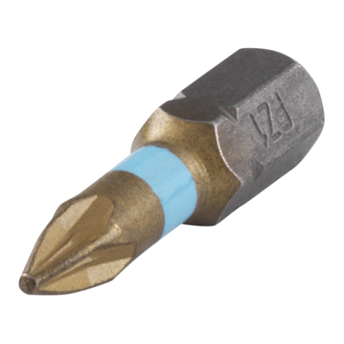 2db csavarozó bit Torsion TiN 25mm Pozidriv PZ1