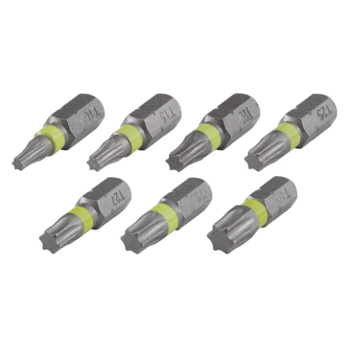 7db csavarozó bit Solid 25mm Torx T10,15,20,25,27,30,40