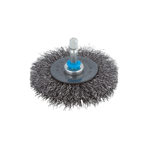 Drótkorong kefe acélszálas, hullámosított, S=6mm Ø75mm x 10mm DB