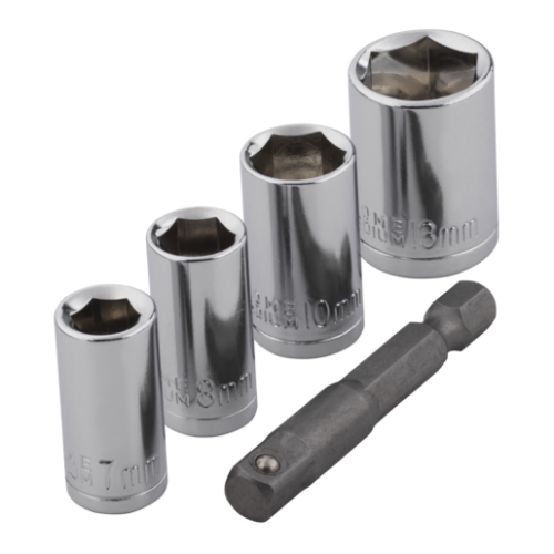 Dugókulcs készlet adapterrel 1/4”