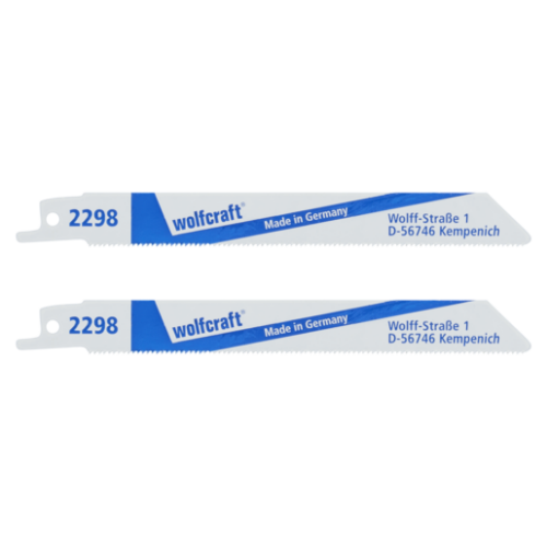Szablyafűrészlap 2db HSS 1-3mm 152/131mm d=1.4mm