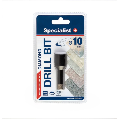 SPECIALIST+ M14 gyémántfúrókorona sarokcsiszolóra 10mm