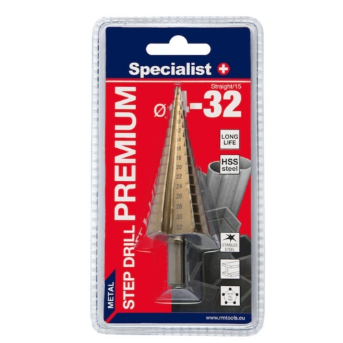 SPECIALIST+ lépcsős fúró PREMIUM - 4-32 mm