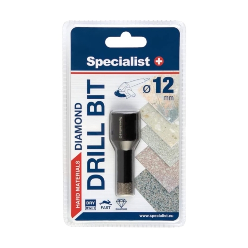 SPECIALIST+ M14 gyémánt fúrókorona sarokcsiszolóra - Ø12 mm