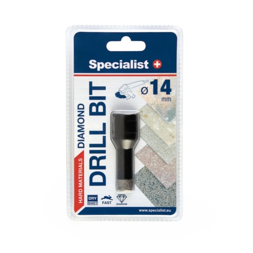SPECIALIST+ M14 gyémánt fúrókorona sarokcsiszolóra - Ø14 mm