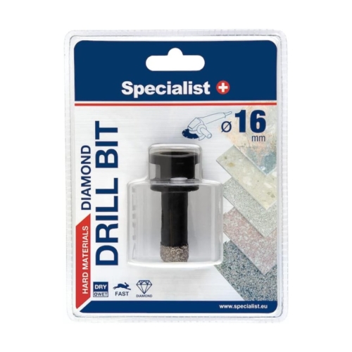 SPECIALIST+ M14 gyémánt fúrókorona sarokcsiszolóra  - Ø16 mm
