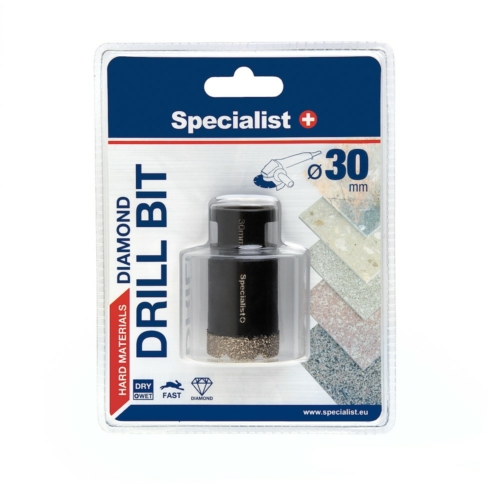 SPECIALIST+ M14 gyémánt fúrókorona sarokcsiszolóra - Ø30 mm