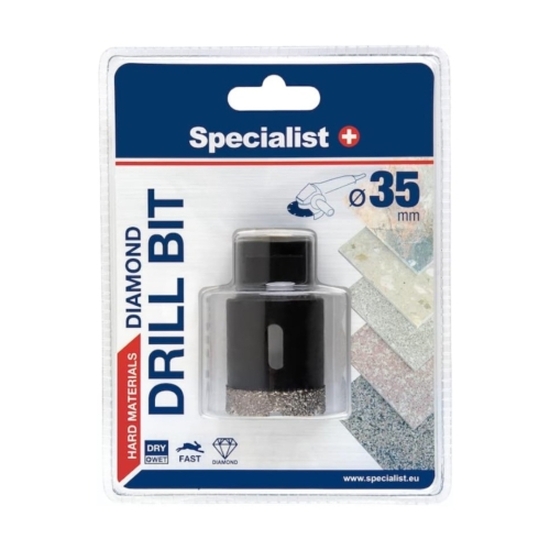 SPECIALIST+ M14 gyémánt fúrókorona sarokcsiszolóra - Ø35 mm