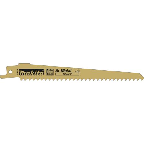 Makita 5db BiM orrfűrészlap SZÖGES FA, TPI:6, L:152mm