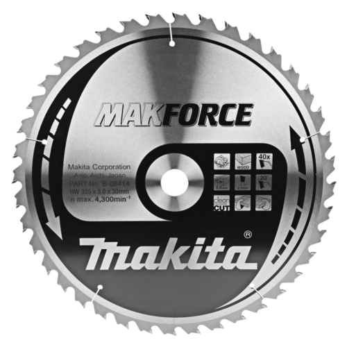 Makita körfűrészlap Makforce 355x30mm Z40