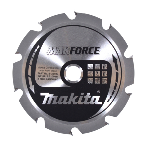 Makita körfűrészlap Makforce 165x20 mm Z10
