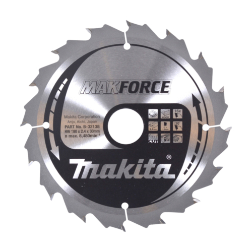 Makita körfűrészlap Makforce 180x30 mm Z16
