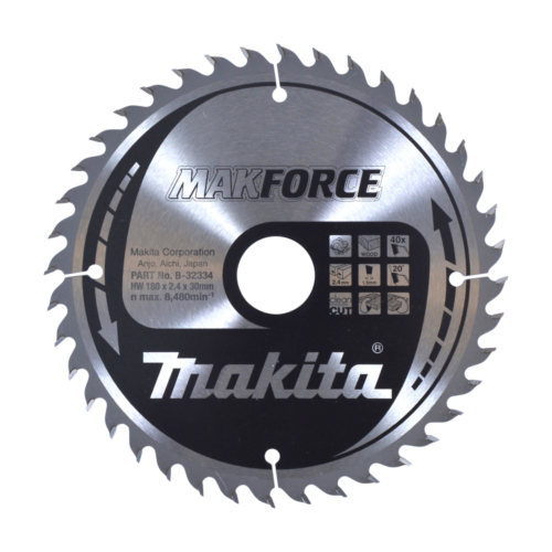 Makita körfűrészlap Makforce 180x30 mm Z40
