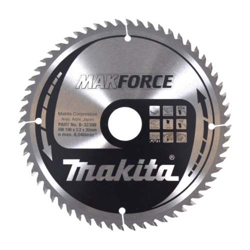Makita körfűrészlap Makforce T.C.T, 355x30mm Z60