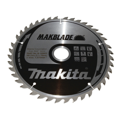 Makita körfűrészlap Mforce 216x30 mm Z40