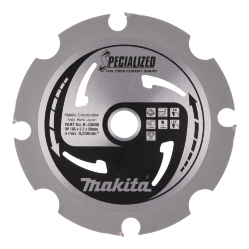 Makita körfűrészlap merülő 165x20 mm Z4 BETONROST LAP