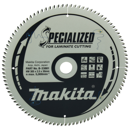 Makita körfűrészlap LAMINÁLT 305x30 Z96