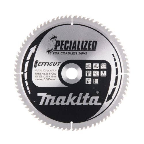 Makita EFFICUT körfűrészlap 305x30mm Z80
