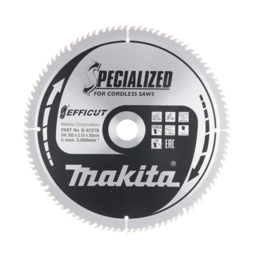 Makita EFFICUT körfűrészlap 305x30mm Z100