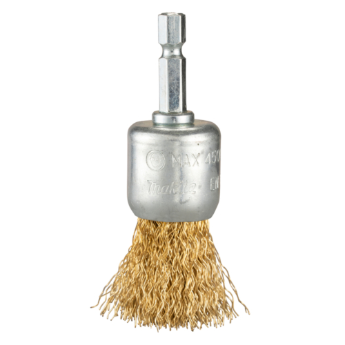 Makita drótkefe sárgaréz bevonattal 24mm 1/4"