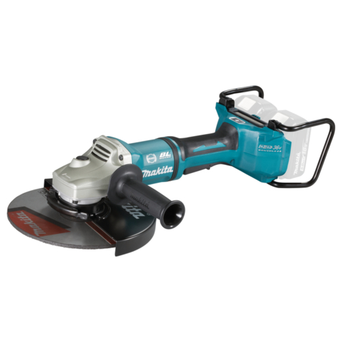 Makita 2x18V LXT ® Li-ion BL AWS 230mm sarokcsiszoló Z + adapter (akku és töltő nélkül)