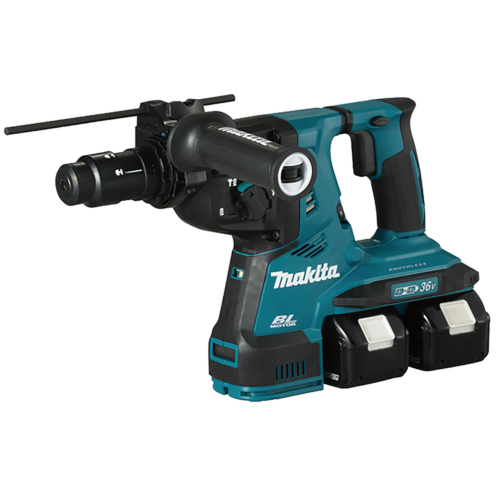 Makita 2x18V LXT ® Li-ion BL AWS 2,8J SDS-PLUS fúró-vésőkalapács cst 2x5,0Ah + adapter