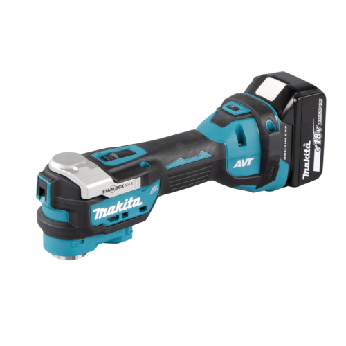 Makita 18V LXT ® Li-ion BL AVT multifunkciós gép+ készlet 2x5,0Ah