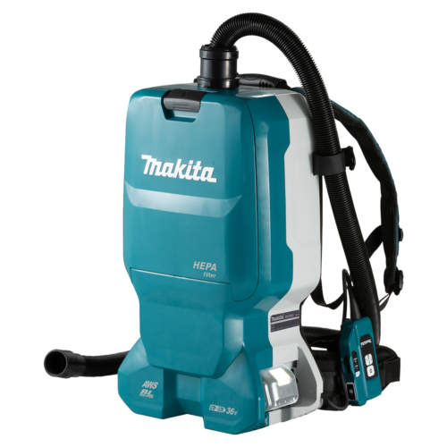 Makita 2x18V LXT Li-ion BL AWS 11kPa 85W 6L HEPA háti porszívó Z (akku és töltő nélkül)